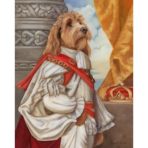 Goldendoodle Canvas Print, Count Doodle, Goldendoodle Wall Art