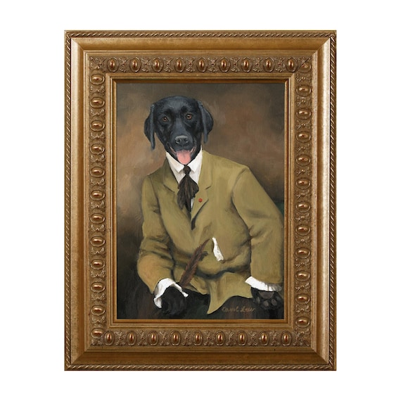 Dog Magnet, Sir Sargent, Labrador Retriever, Black Lab, Refrigerator Magnet