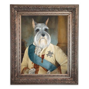 Schnauzer Love, Schnauzer Prints, Schnauzer Art, Phillip XVI, Miniature Schnauzer image 3