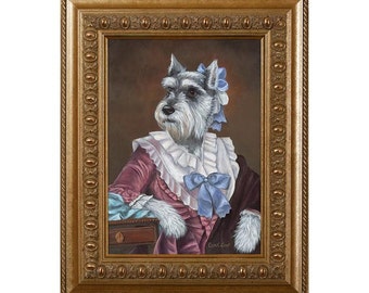 Dog Magnet, Sydney, Schnauzer, Refrigerator Magnet