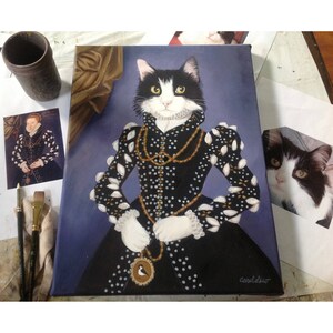 Animal Oil Painting, Painting From Photo, Custom Dog Portrait, Custom Cat Portrait image 10