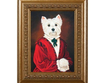 Dog Magnet, Molly McGee, Westie Refrigerator Magnet