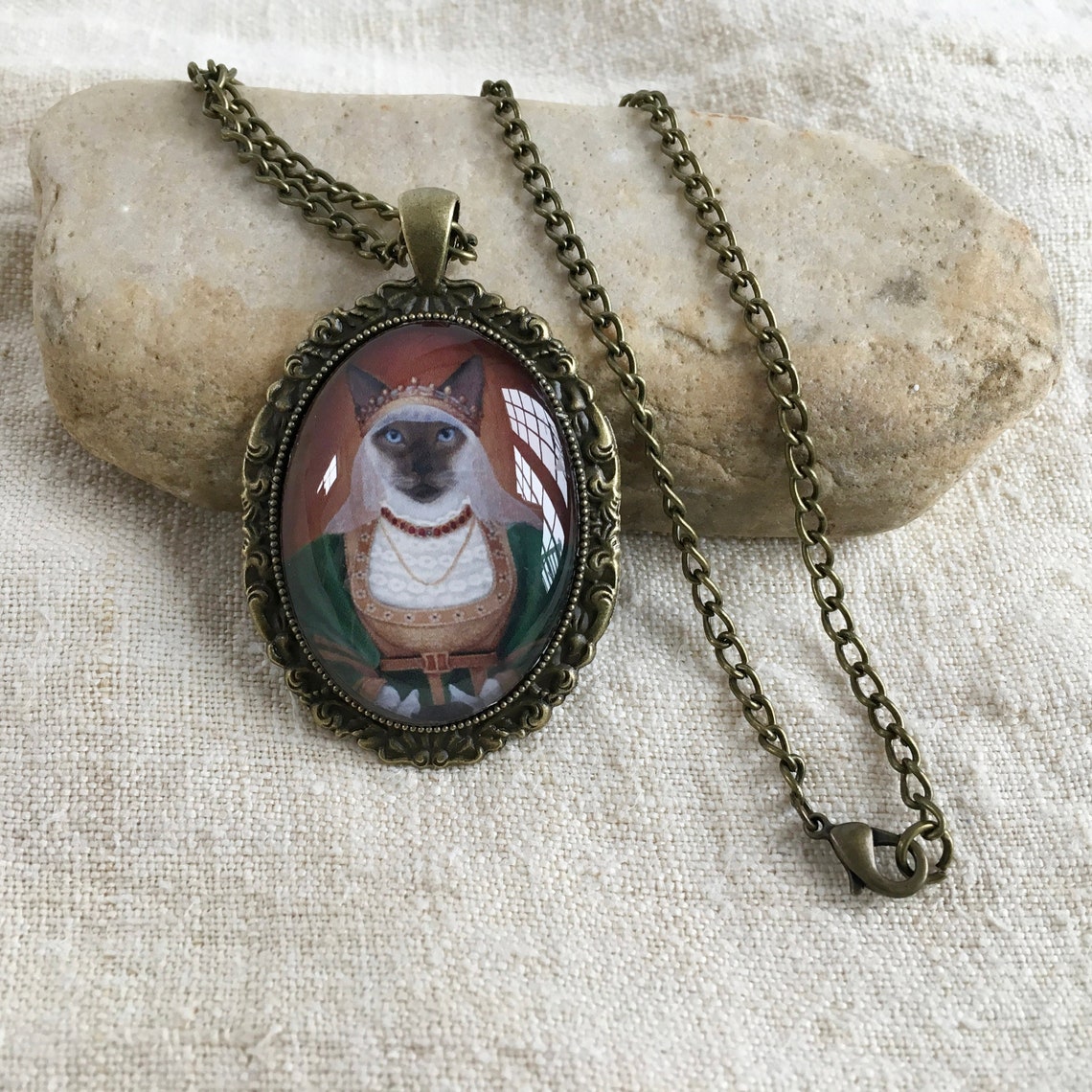 Siamese Cat Siamese Cat Jewelry Cat Pendant Necklace Crazy Etsy