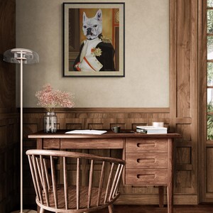 French Bulldog Napoleon Art Print: Frenchie Emperor Portrait image 9