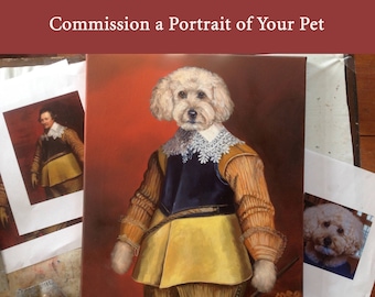 Animal Oil Painting, Painting From Photo, Custom Dog Portrait, Custom Cat Portrait