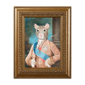 Rat Magnet, Sir Walter Ratleigh, Refrigerator Magnet, Rat Gifts