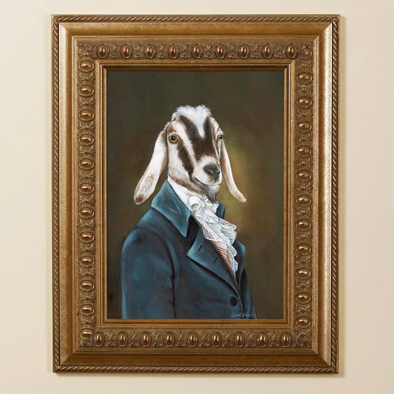 Vintage Goat Art Canvas Prints Goat Wall Decor Goat Nursery Etsy