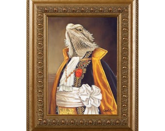 Bearded Dragon Magnet, Spike, Refrigerator Magnet, Bearded Dragon Gifts