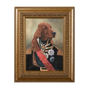 Dog Magnet, Nathaniel Setterton, Irish Setter, Refrigerator Magnet
