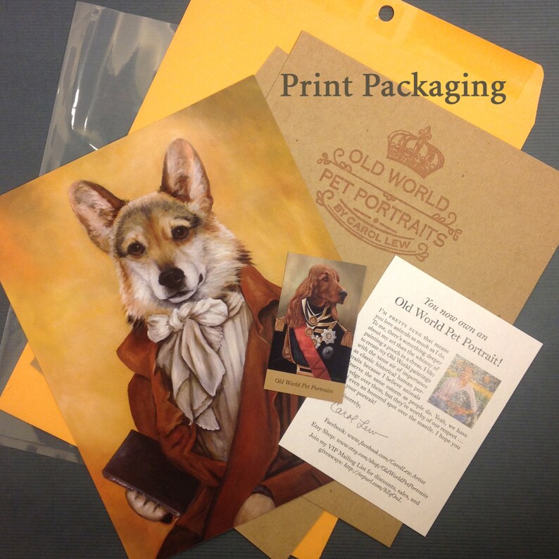 Golden Retriever, Prints, Anthropomorphic, Dog Mom Gift, Golden Retriever Art, Gift for Dog Mom image 5