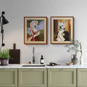 French Bulldog Napoleon Art Print: Frenchie Emperor Portrait image 10