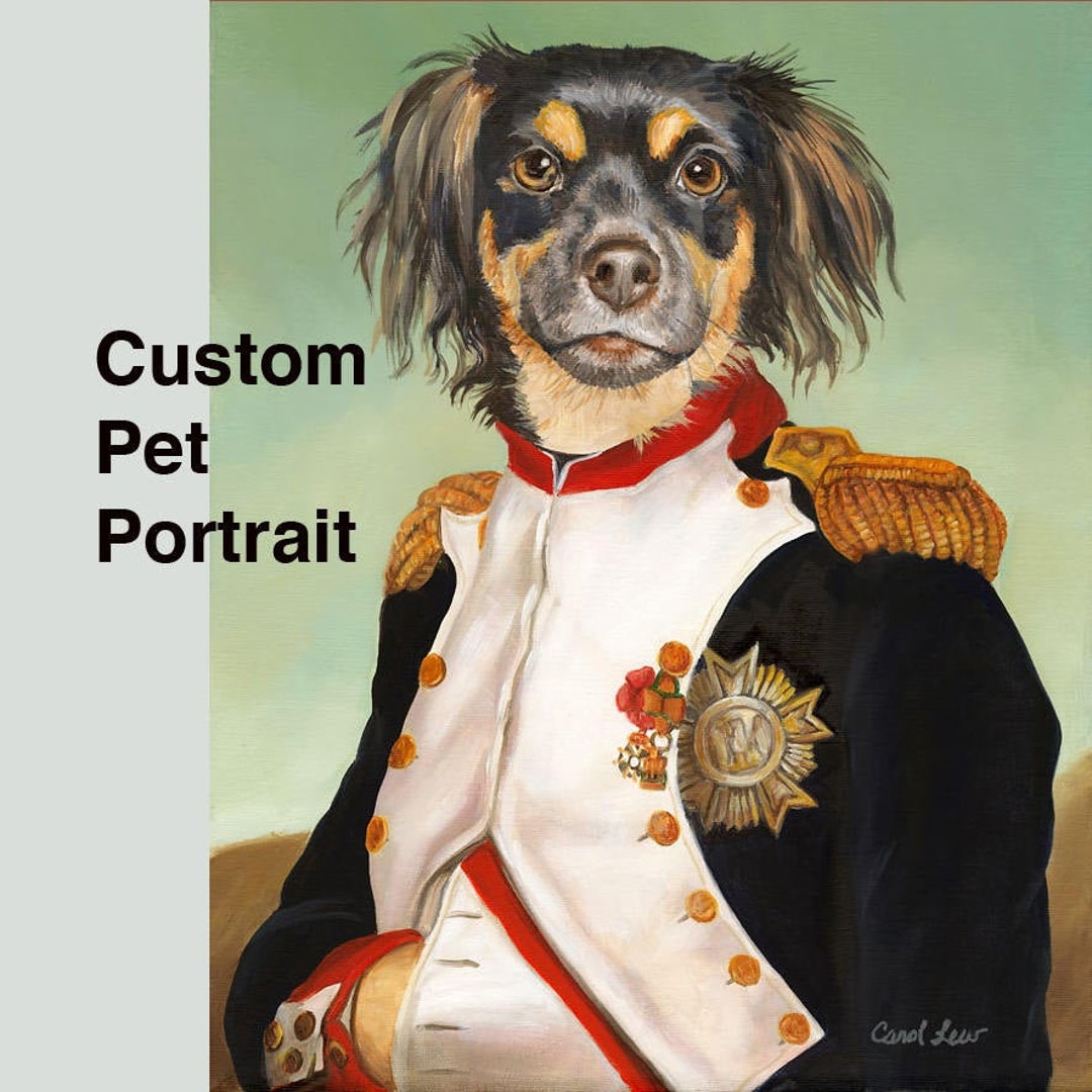Personalized Pet Portrait: Custom Painting of Your Dog or Cat From ...