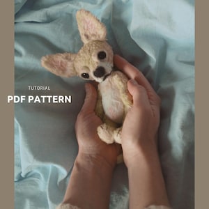 Chihuahua dog pattern, doll making, stuffed animal pdf, sewing plush for starting, teddy bear pattern, couple diy gift, Wedding diy gift