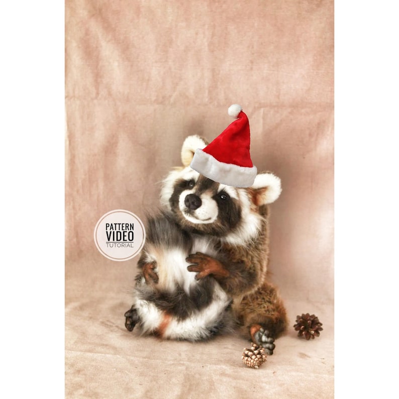 Stuffed Raccoon PDF Pattern - Unique Holiday Gift for Mom DIY Teddy Bear Toy Tutorial Halloween decor Birthday gift
Christmas craft