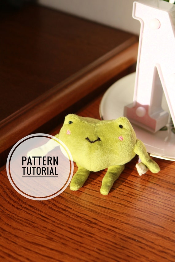 Toad Plush Toy Sewing Pattern: DIY Frog Tutorial (PDF Pattern)