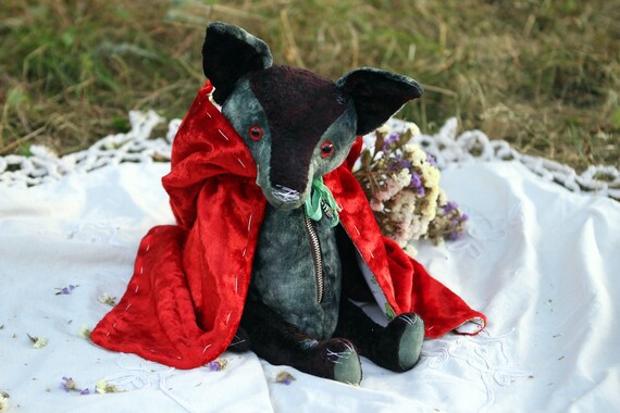 stuffed wolf pattern