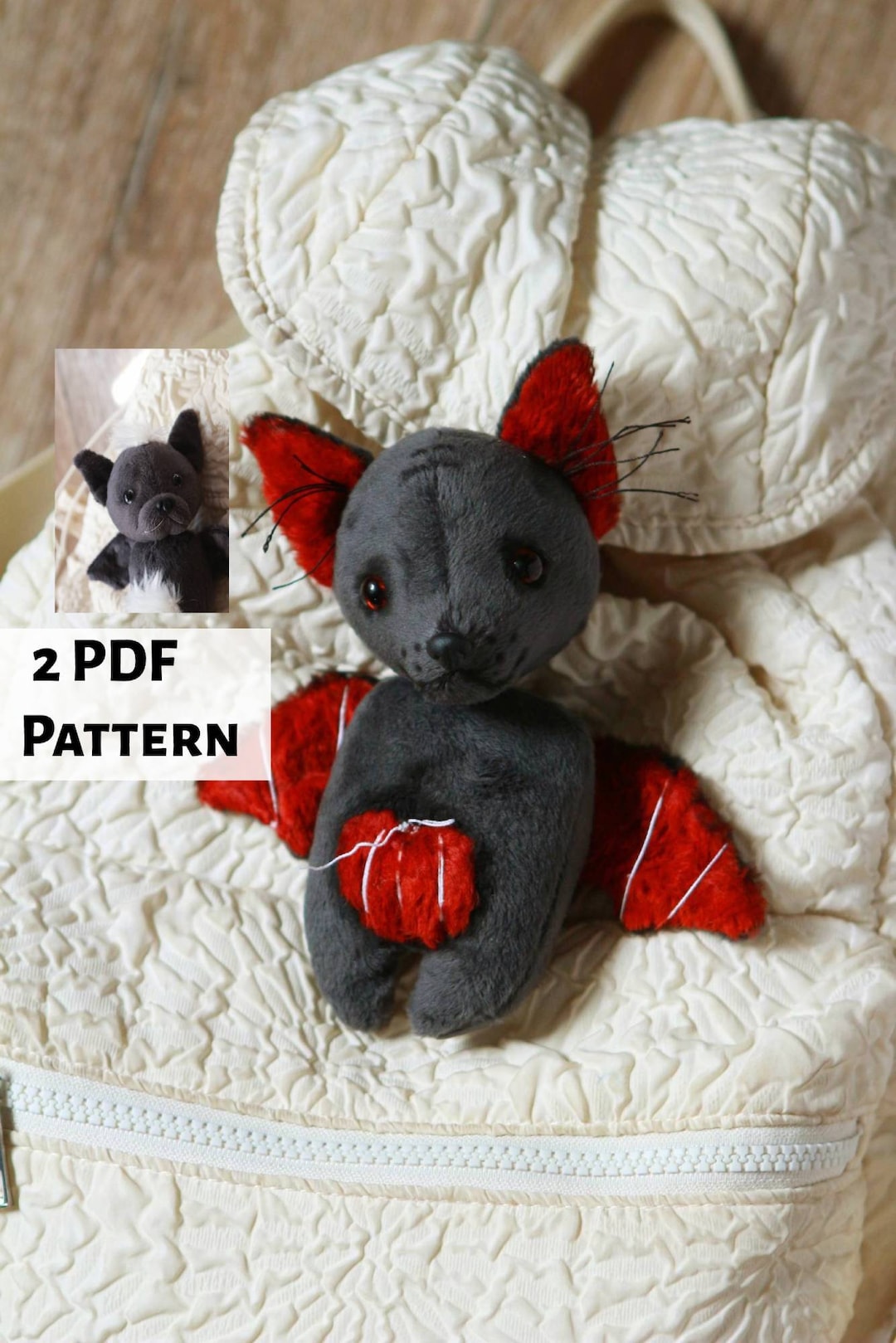 Toy Bat Sewing Pattern: DIY Halloween Plush (PDF Pattern) - Etsy