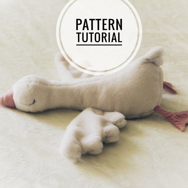 PDF pattern Goose, kids gift diy, Duck tutorial, Stuffed animal diy, Plush country stile toy, baby accessories, sleepy toy, kids room