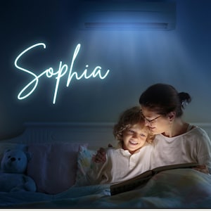 Custom Neon Name Sign for Kids, Neon Sign for Bedrooms, Kids Room Decor, Home Decor, Neon Light, Perfect Gift for Kids, Neon LED Sign