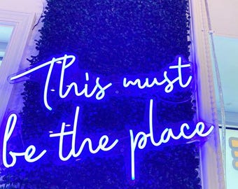 Letrero de cumpleaños de neón personalizado, letrero de neón, decoración de pared, luz de neón LED, letrero de barra de neón, letrero de dormitorio de neón, luz de neón, neón personalizado estético