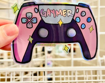 Holographic Gaymer Vinyl Sticker