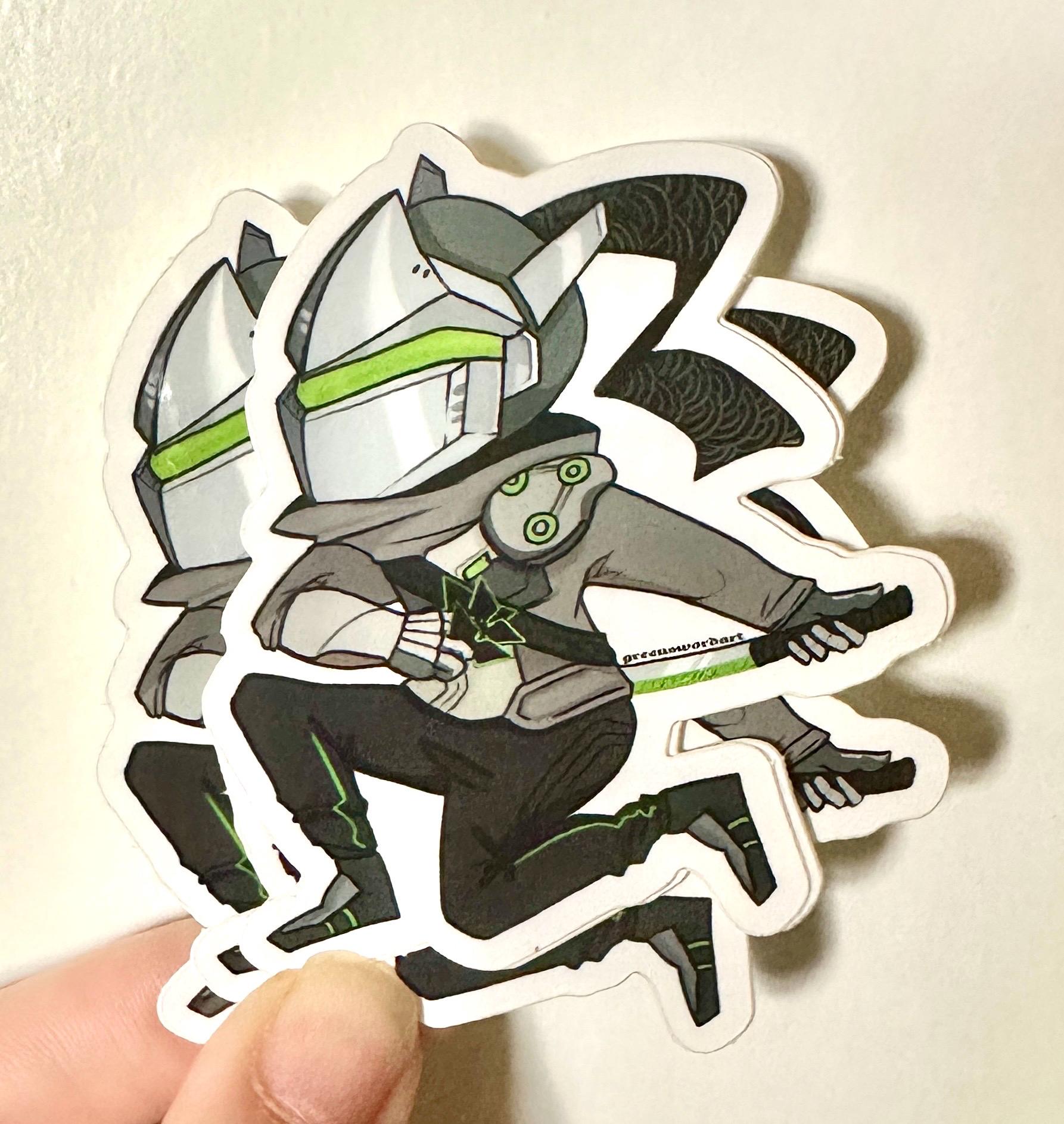 オーバーウォッチ 2 ゲンジ ステッカー - Etsy 日本