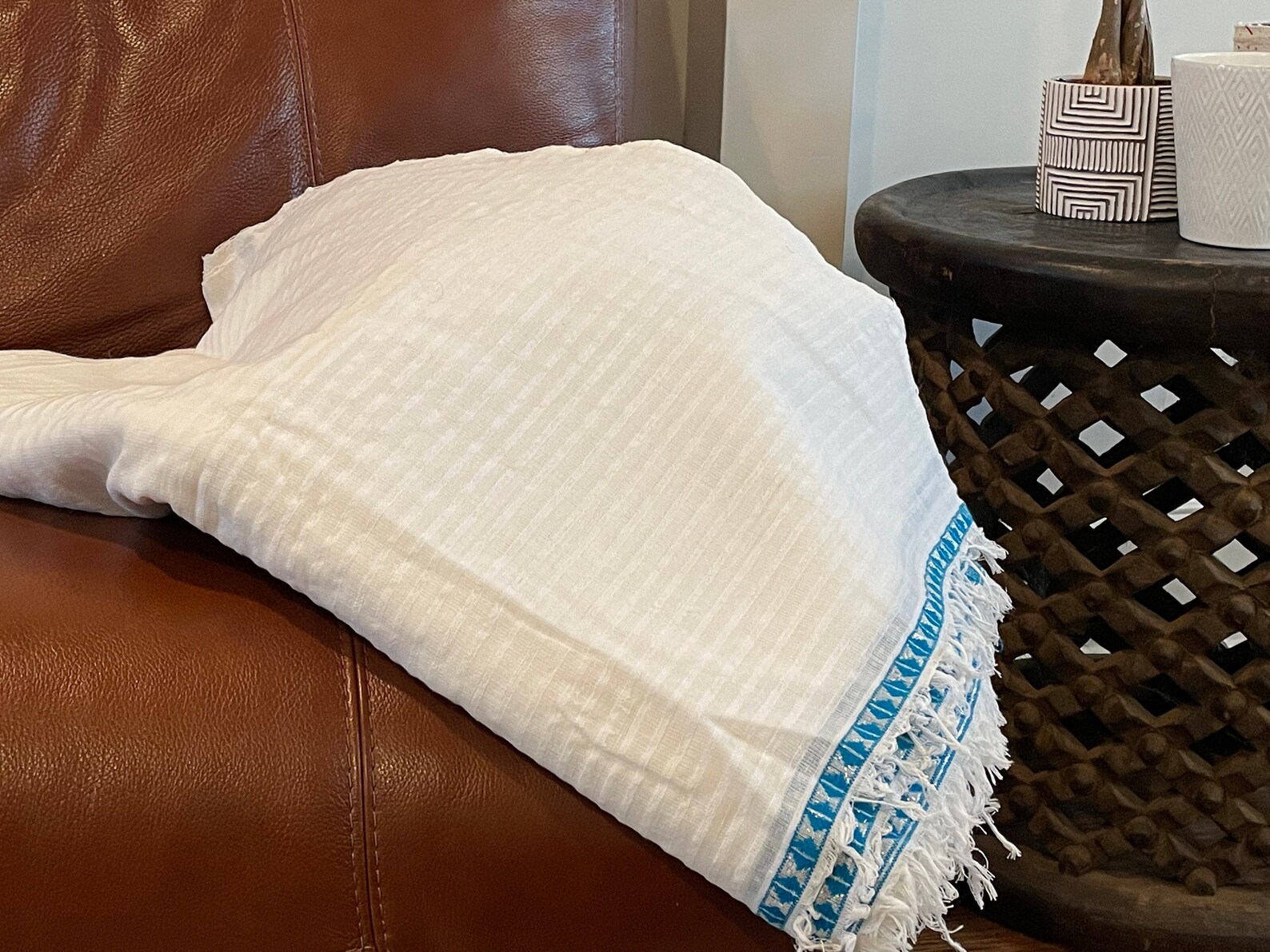 Handwoven Ethiopian Gabi Blanket Fabric Ethiopia Cotton Etsy