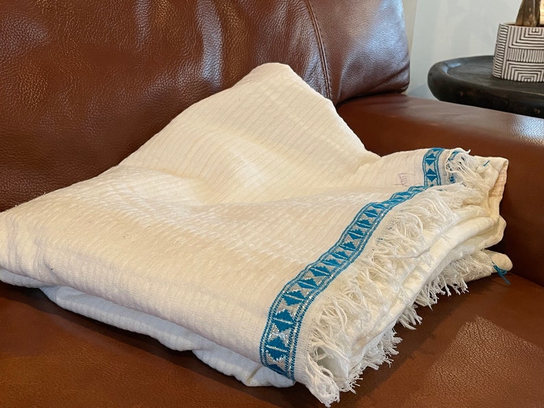 Handwoven Ethiopian Gabi Blanket Fabric Ethiopia Cotton Etsy