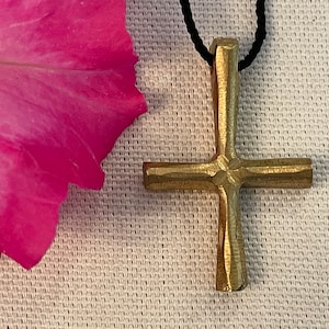 BRASS Ethiopian Coptic Cross Pendant : Ethiopia African Jewelry Beads