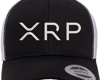 XRP Embroidered Trucker Hat | Ripple Crypto Baseball Cap