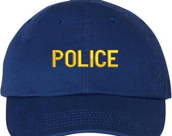 Army Universe Police Low Profile Baseball Dad Cap Unstructured Uniform Guard Officer Agent Adjustable Buckle Hat