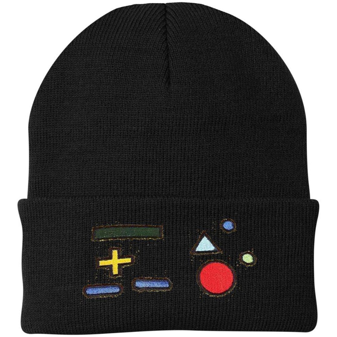 Cool Funny Mathematics Anime Embroidered Beanie Hat Hilarious Cartoon ...
