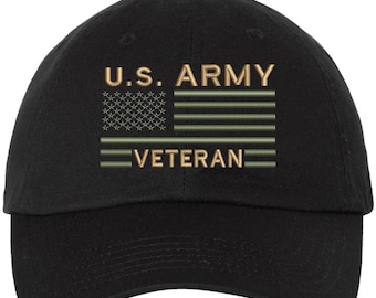 UNITED STATES ARMY VETERAN MESH EMBROIDERED BASEBALL CAP Usa Vet Seal Hat A134 - Foto 2