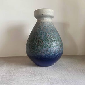 1960年代 Dümler＆Breiden fatlava XLsize Vintage DUMLER UND BREIDEN Vase 1345/26 With Oase Decor West