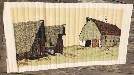 Mid Century Textile Art Framed Wall Panel Large In Package Barns Frances Butler