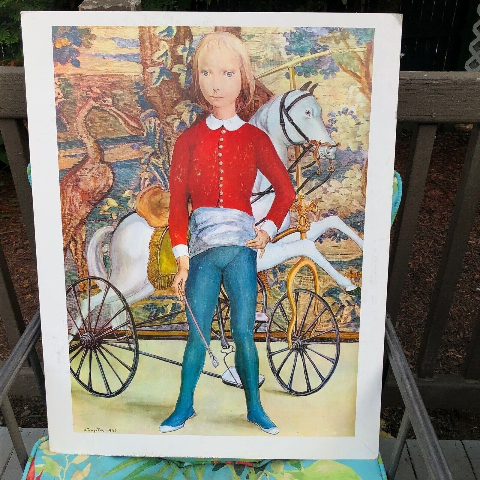 TSUGOHARU FOUJITA Vintage Art Print Poster the Little