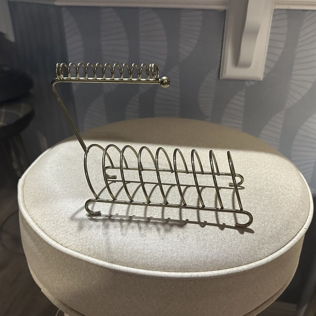 Letter Rack Gold Mid Century Letter Rack Desktop Organizer Wire Gold Spiral - Etsy