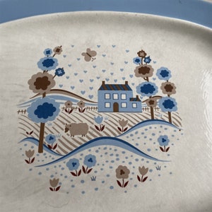 Platter Hearthside Museum Collection PRIMITIF Japan Stoneware Platter image 2