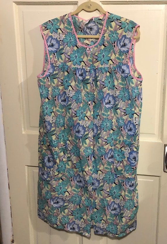 Vintage Artistic Creations Smock Apron Day Dress F