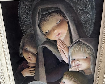 Juan Ferrandiz Castells Vintage Framed Art 