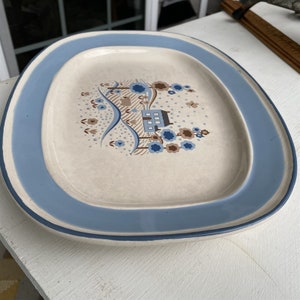 Platter Hearthside Museum Collection PRIMITIF Japan Stoneware Platter image 5