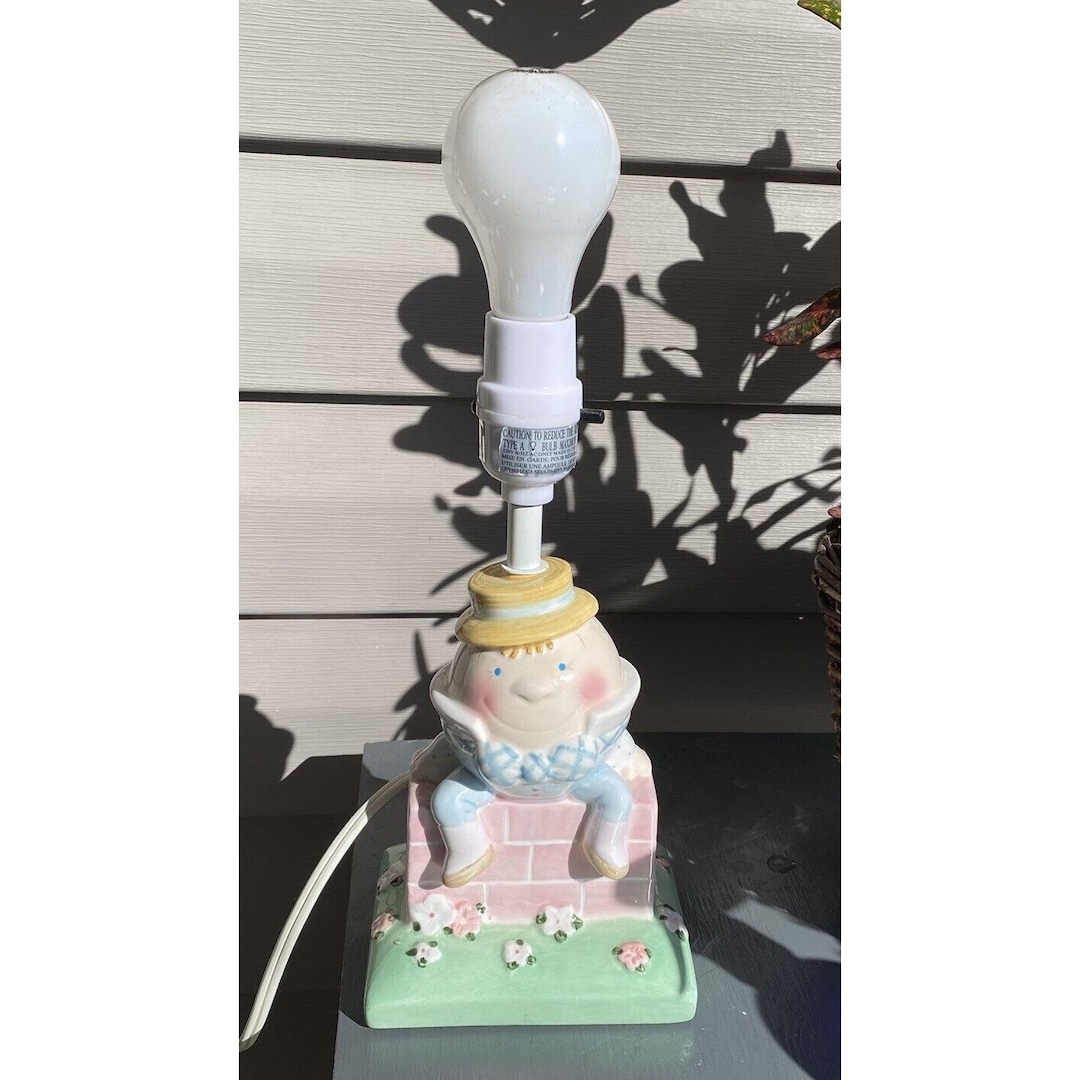 Humpty Dumpty Accent Lamp Child's Lamp House of Hatten Ceramic 11