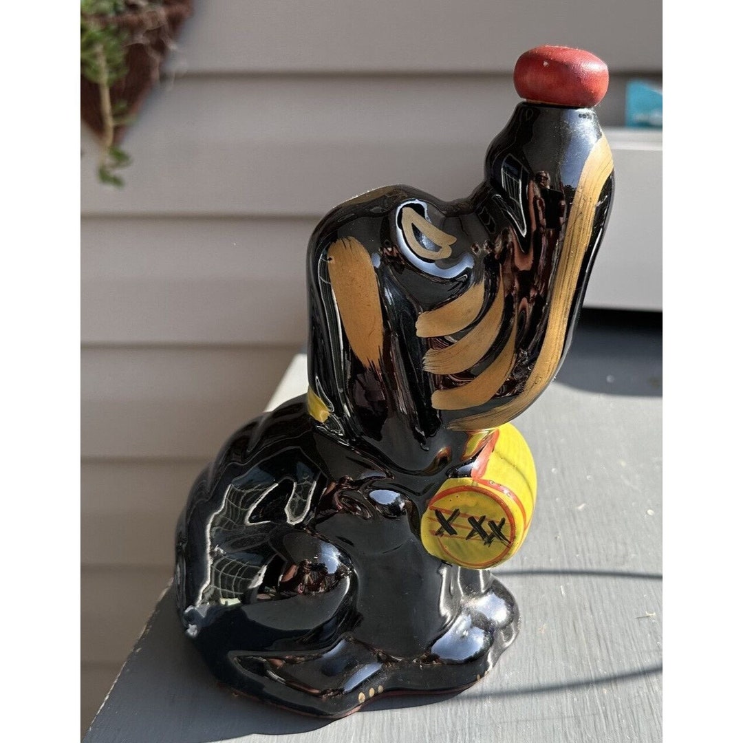 BOOZE HOUND Dog Whiskey Decanter by Sonsco Glazed Clay With Etsy