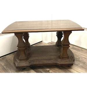 Vintage Wheeled Table - Etsy
