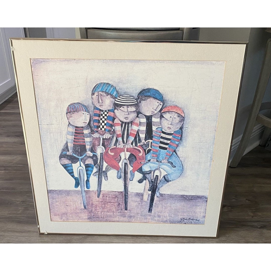 G RODO BOULANGER Tour De France Framed Art Print 28