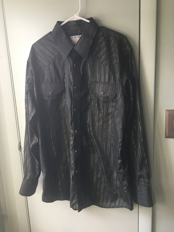 Vintage Crazy Cowboy Western Shirt 