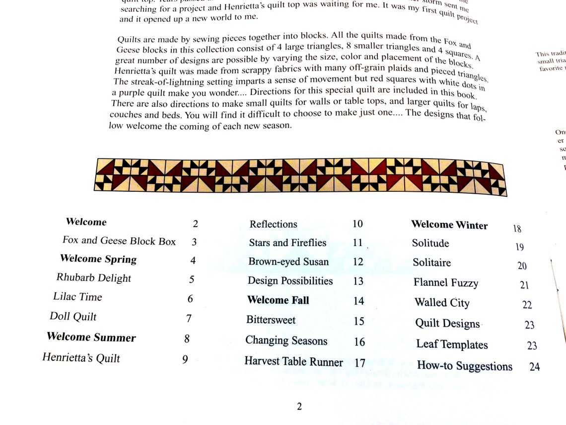 Plum Creek Quilts Seasonal Quilts Quilt Book Quilt Pattern Etsy