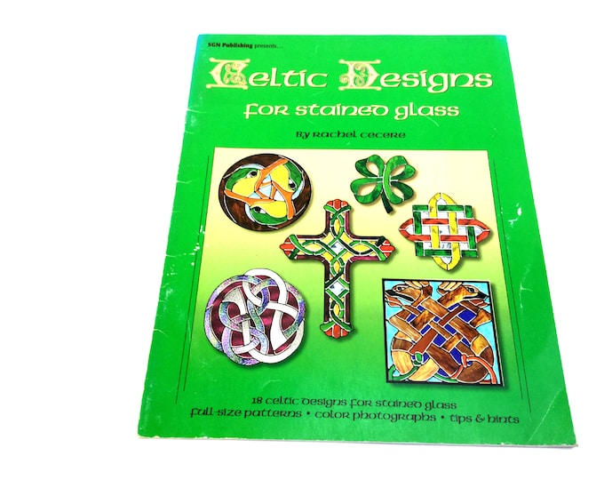 Celtic Design, Stained Glass Book, Stained Glass Cross, Window Making