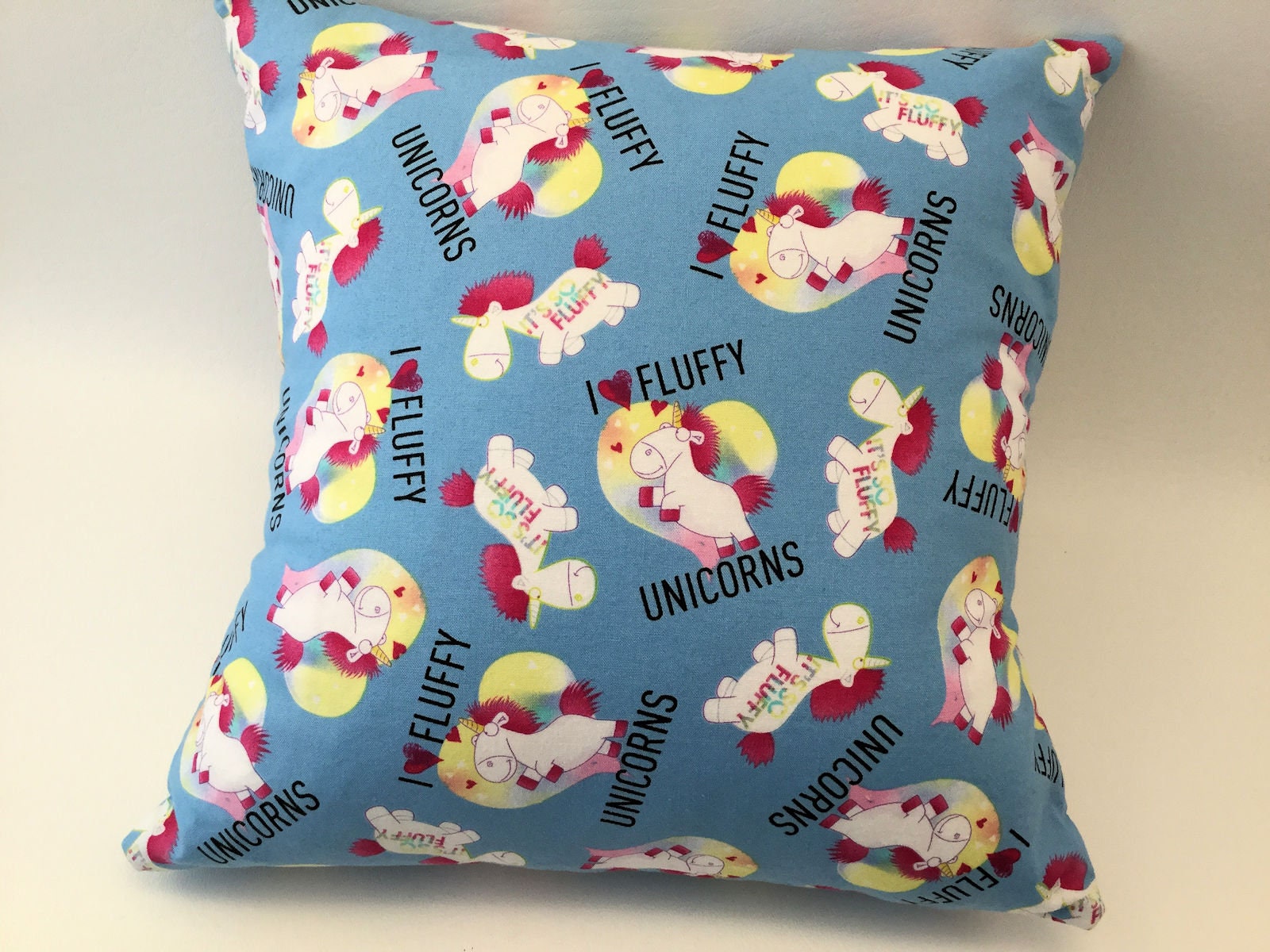 Fluffy Unicorn Pillow Unicorn Fluffy Unicorn Despicable Me Etsy