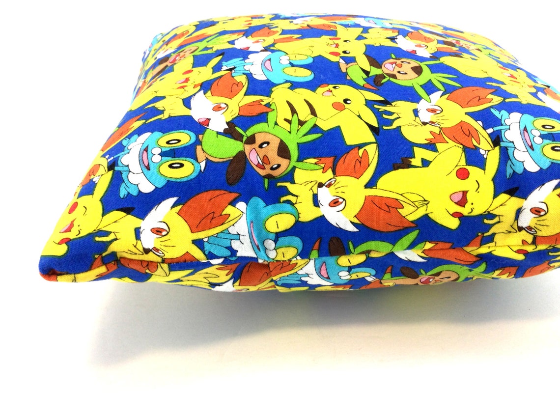 Decorative Pillow Kids Pillow Pokemon Pillow Pillow With Etsy